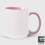 چاپ لیوان دسته و داخل رنگی - تصویر 3